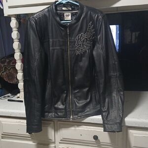 Harley-Davidson Black Leather Jacket Like New